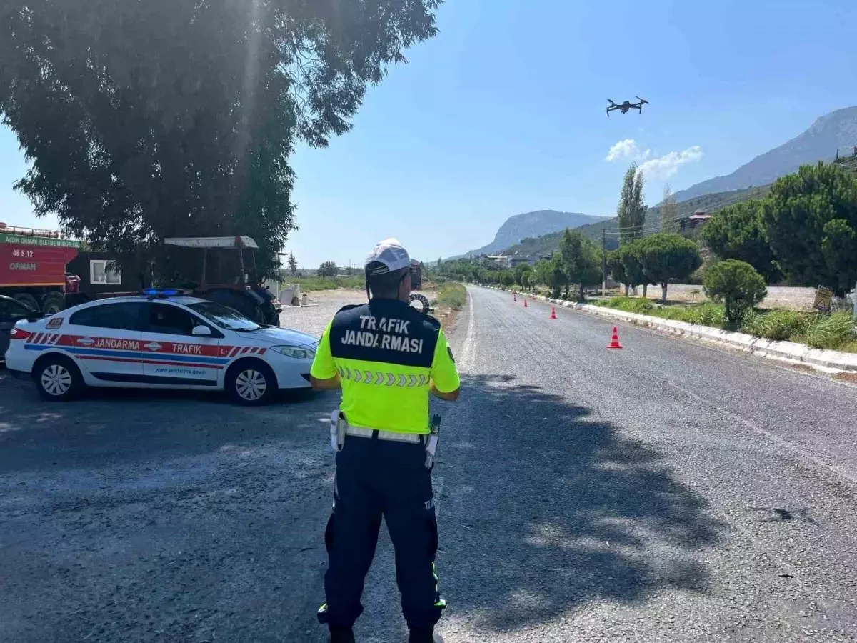 Söke’de Drone ile Trafik Denetimi